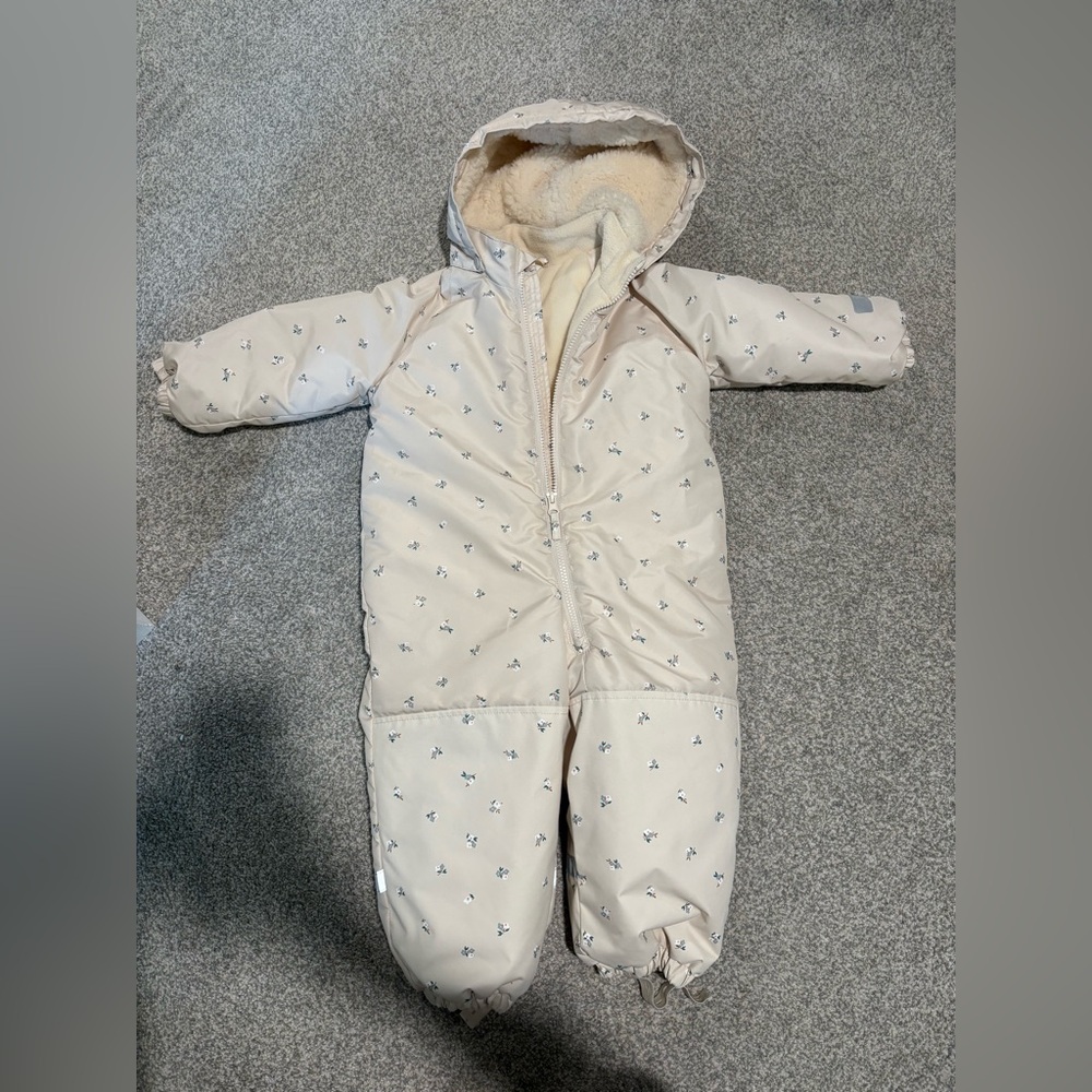H&M Cream Kids Jacket with Pattern